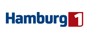 Logo von Hamburg 1 vom TV Auftritt über Emcomy