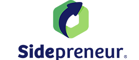 Logo von Sidepreneur vom Podcast Auftritt über Emcomy